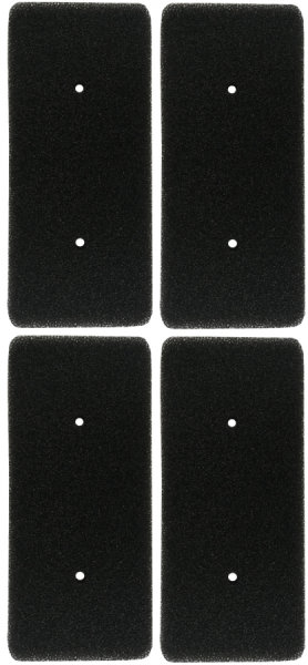 El juego de filtros de repuesto Comedes puede utilizarse en lugar del filtro de espuma Samsung DC62-00376A, DV-F500E, Juego de 4