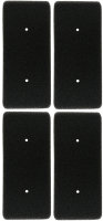 Comedes replacement filter set can be used instead of Samsung foam filter DC62-00376A, DV-F500E, Set of 4