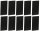 Zestaw filtrów zamiennych Comedes może być stosowany zamiast filtra piankowego HX 481010354757, zestaw 10 szt.