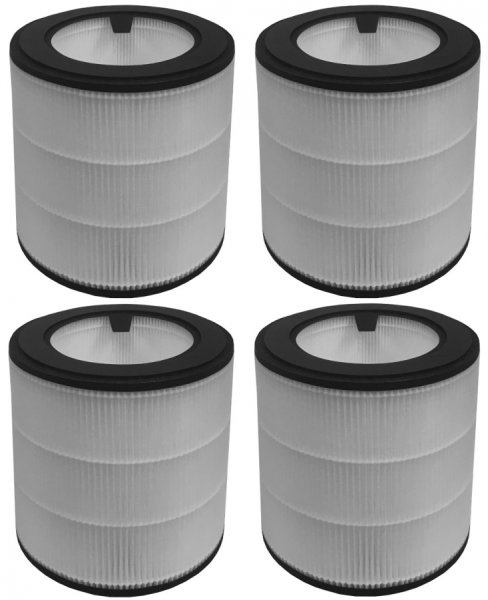 Set di 4 filtri di ricambio Comedes (HEPA), adatti per Philips AC0820/10, AC0820/30